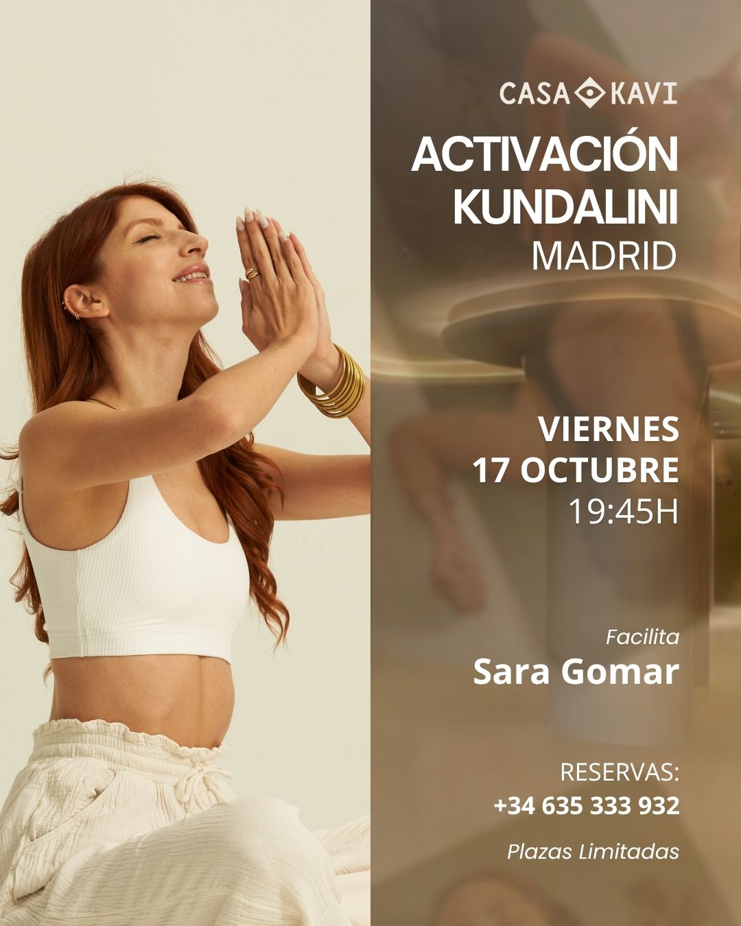 Sesión Presencial Activación Kundalini – Madrid